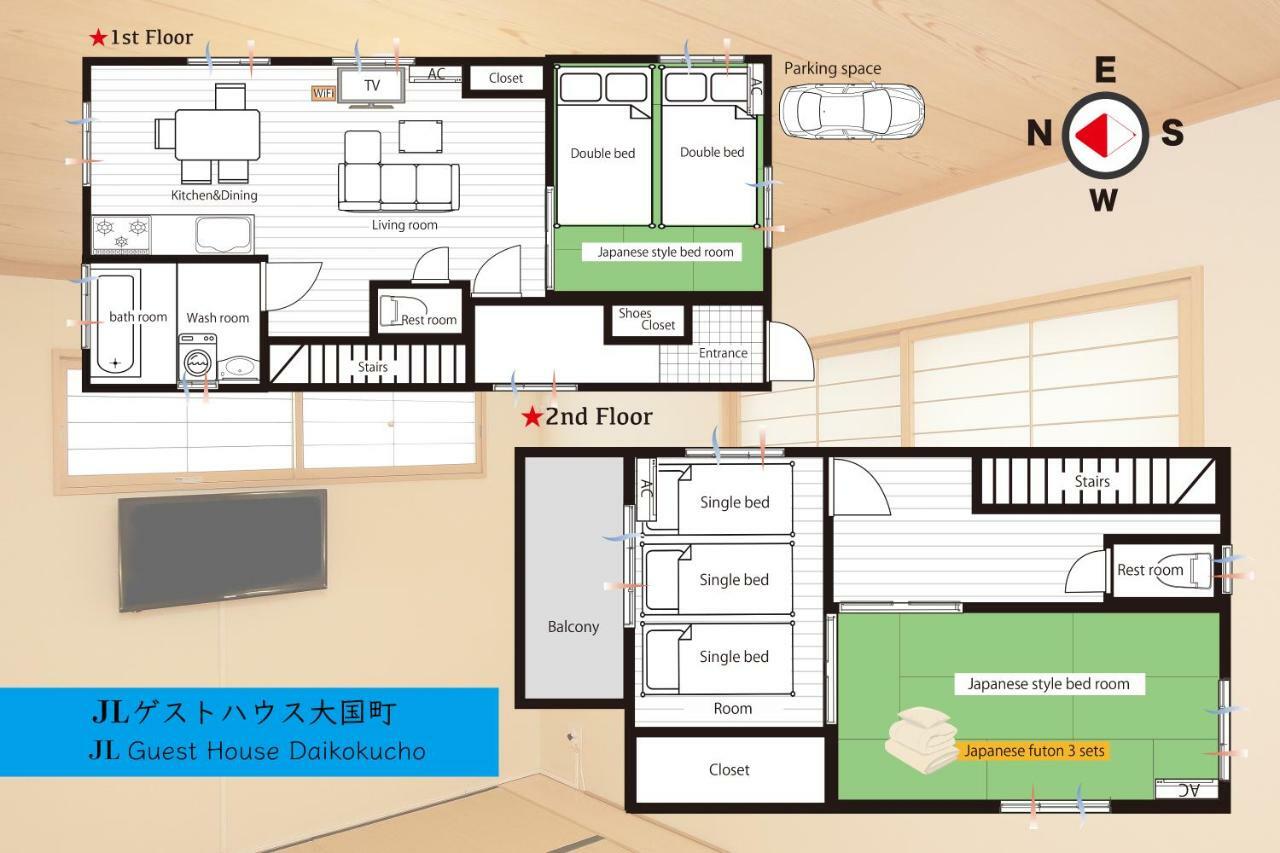 Jl Guesthouse Daikokucho 大阪 外观 照片